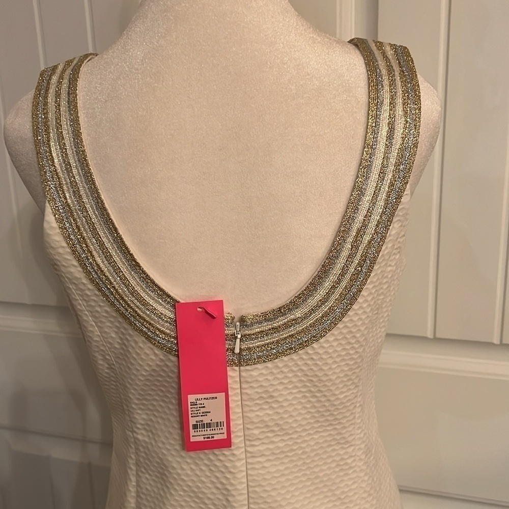 LILLY PULITZER NWT Women’s size 4 Valli Shift sleeveless dress. Holiday/wedding - Picture 6 of 16